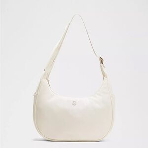 lululemon athletica Cream Crescent Shoulder Bag
